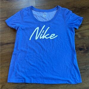 Nike Women's Short Sleeve Tee in Blue